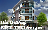 Mẫu thiết kế biệt thự 6x13m - Ktshanoi