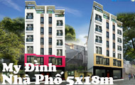 Mẫu nhà phố 5x18m cho thuê